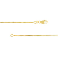 Olas d'Oro 18" Necklace - 14K Yellow Gold 0.73mm Box Chain with Lobster Lock