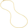 Olas d'Oro 18" Necklace - 14K Yellow Gold 1.65mm Wheat Chain with Lobster Lock