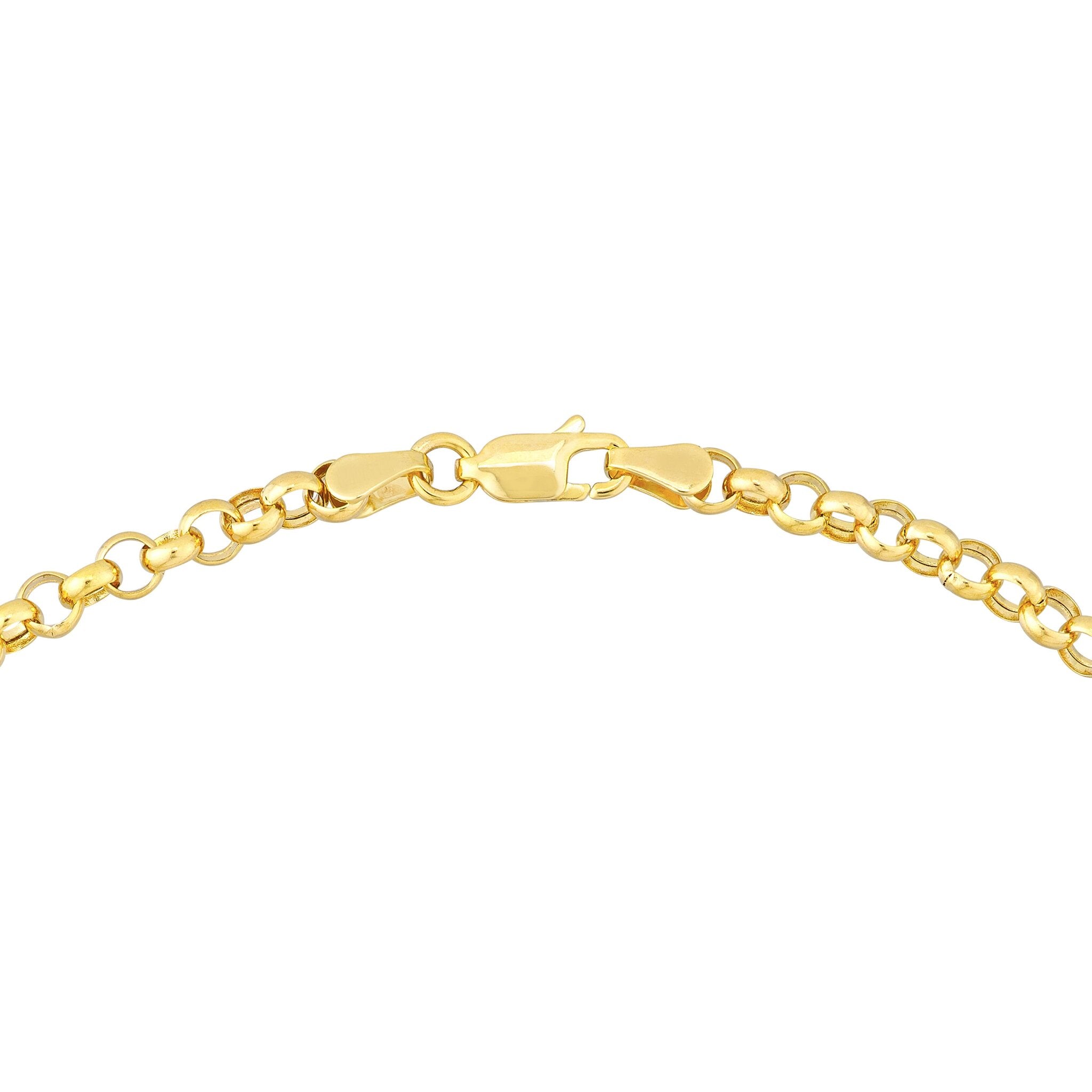 Olas d'Oro 18" Necklace - 14K Yellow Gold Ancient Coin Y-Necklace on Rolo Chain