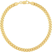 Olas d'Oro 20" Necklace - 10K Yellow Gold 5.0mm Miami Cuban Chain with Lobster Lock