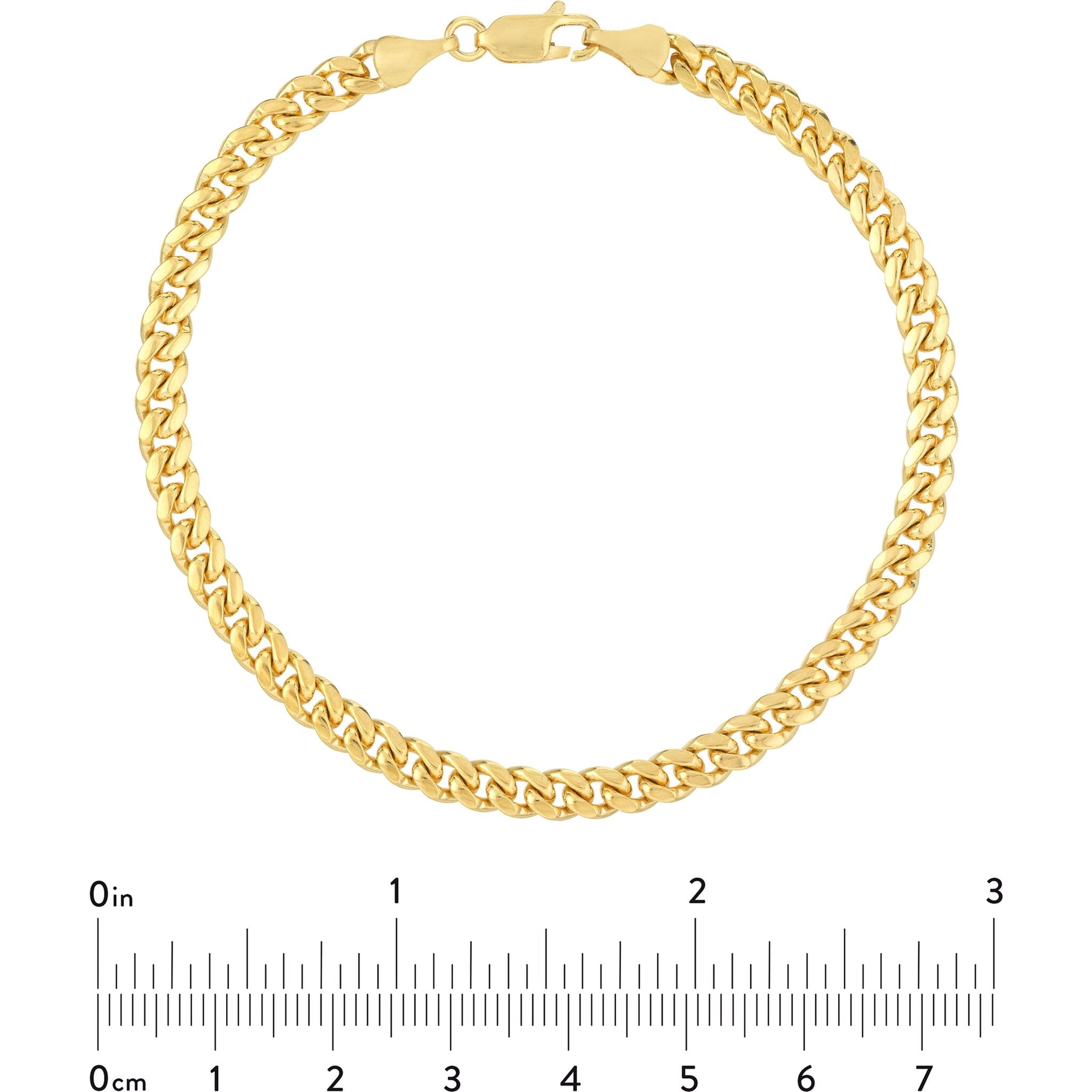 Olas d'Oro 20" Necklace - 10K Yellow Gold 5.0mm Miami Cuban Chain with Lobster Lock