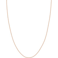 Olas d'Oro 20" Necklace - 14K Rose Gold 1mm Snake Chain with Lobster Lock