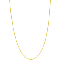 Olas d'Oro 20" Necklace - 14K Yellow Gold 0.73mm Box Chain with Lobster Lock