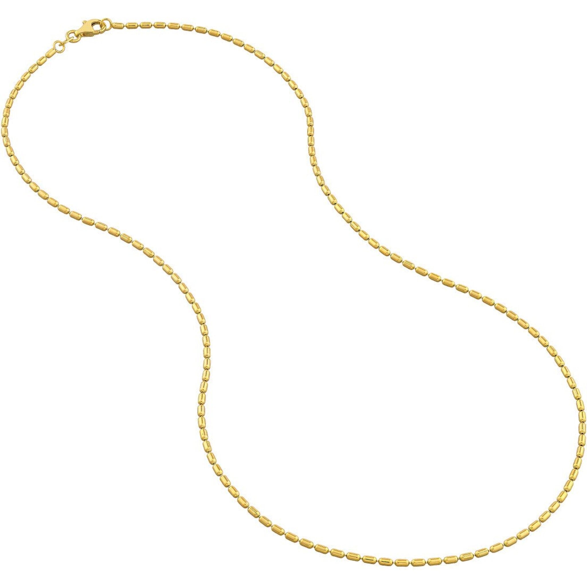 Olas d'Oro 20" Necklace - 14K Yellow Gold 1.50mm Long Bead Chain