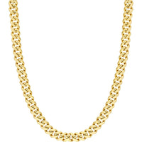 Olas d'Oro 20" Necklace - 14K Yellow Gold 11.80mm Miami Cuban Box Lock