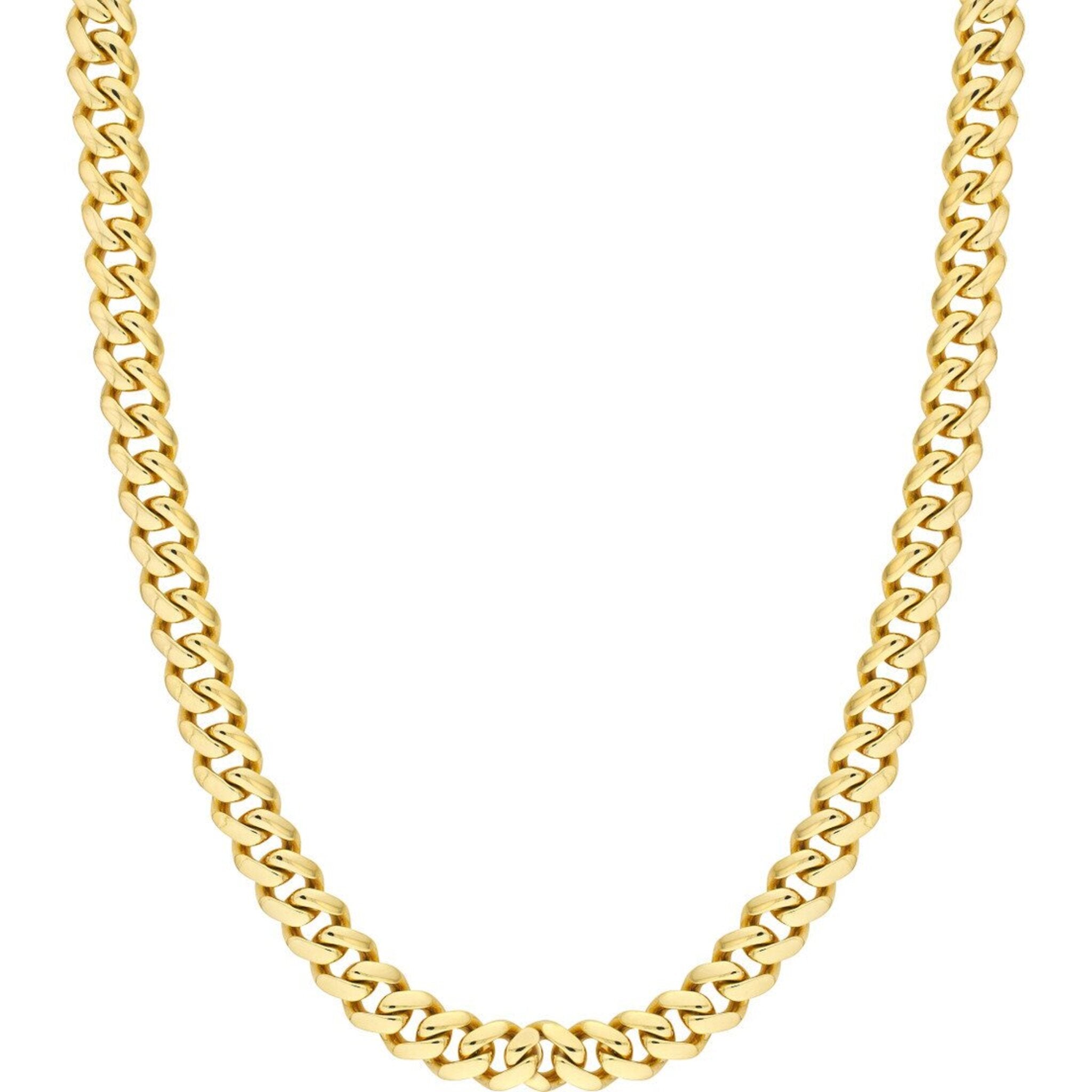 Olas d'Oro 20" Necklace - 14K Yellow Gold 11.80mm Miami Cuban Box Lock