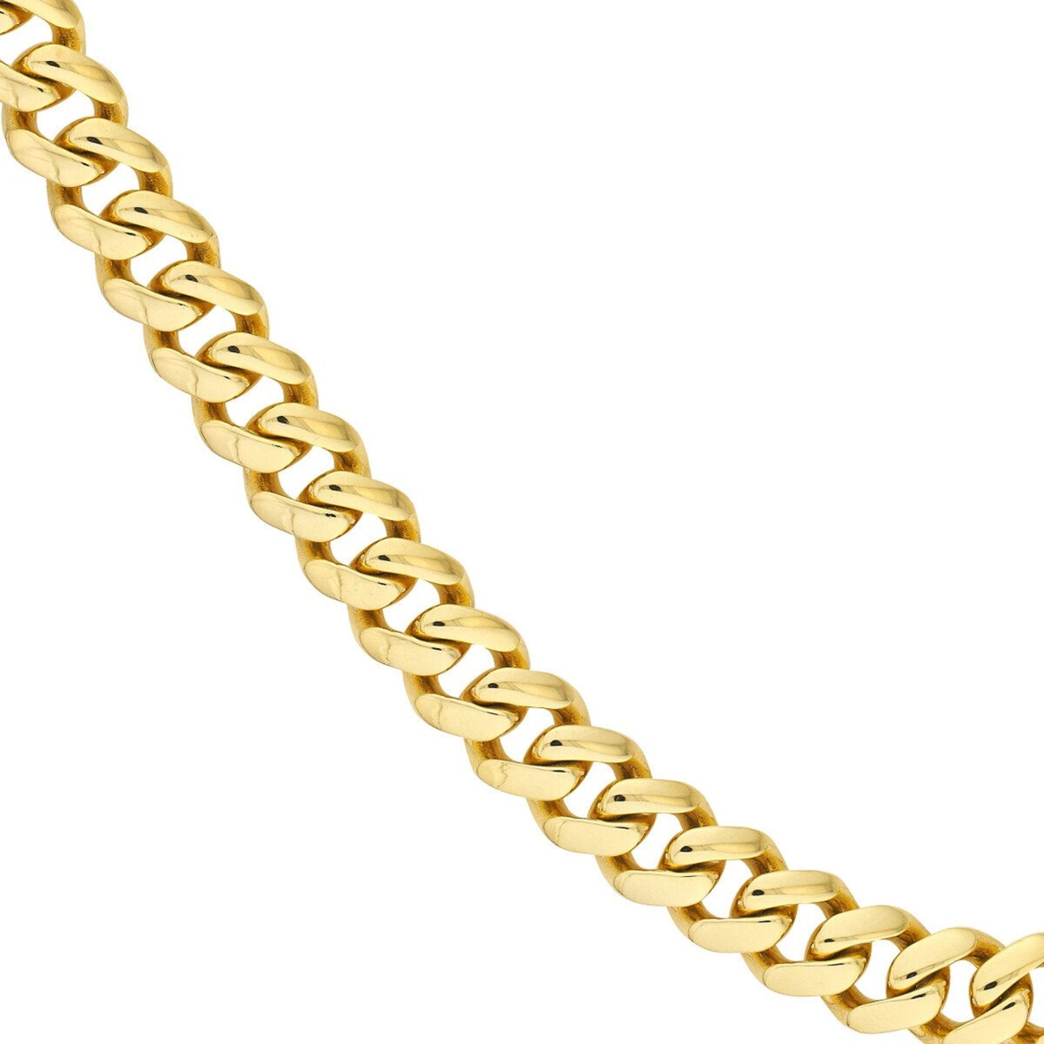 Olas d'Oro 20" Necklace - 14K Yellow Gold 11.80mm Miami Cuban Box Lock