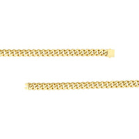 Olas d'Oro 20" Necklace - 14K Yellow Gold 11.80mm Miami Cuban Box Lock