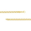 Olas d'Oro 20" Necklace - 14K Yellow Gold 5.2mm Hollow Rolo Chain with Pear Lobster Lock