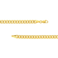 Olas d'Oro 20" Necklace - 14K Yellow Gold 5.35mm Light Miami Cuban Chain