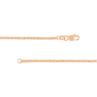 Olas d'Oro 24" Necklace - 14K Rose Gold Brill Cable Chain