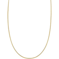 Olas d'Oro 24" Necklace - 14K Yellow Gold 1.4mm Snake Chain with Lobster Lock
