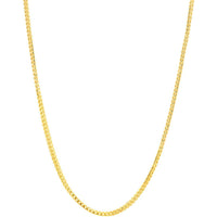 Olas d'Oro 24" Necklace - 14K Yellow Gold 2.5mm Franco Chain with Lobster Lock