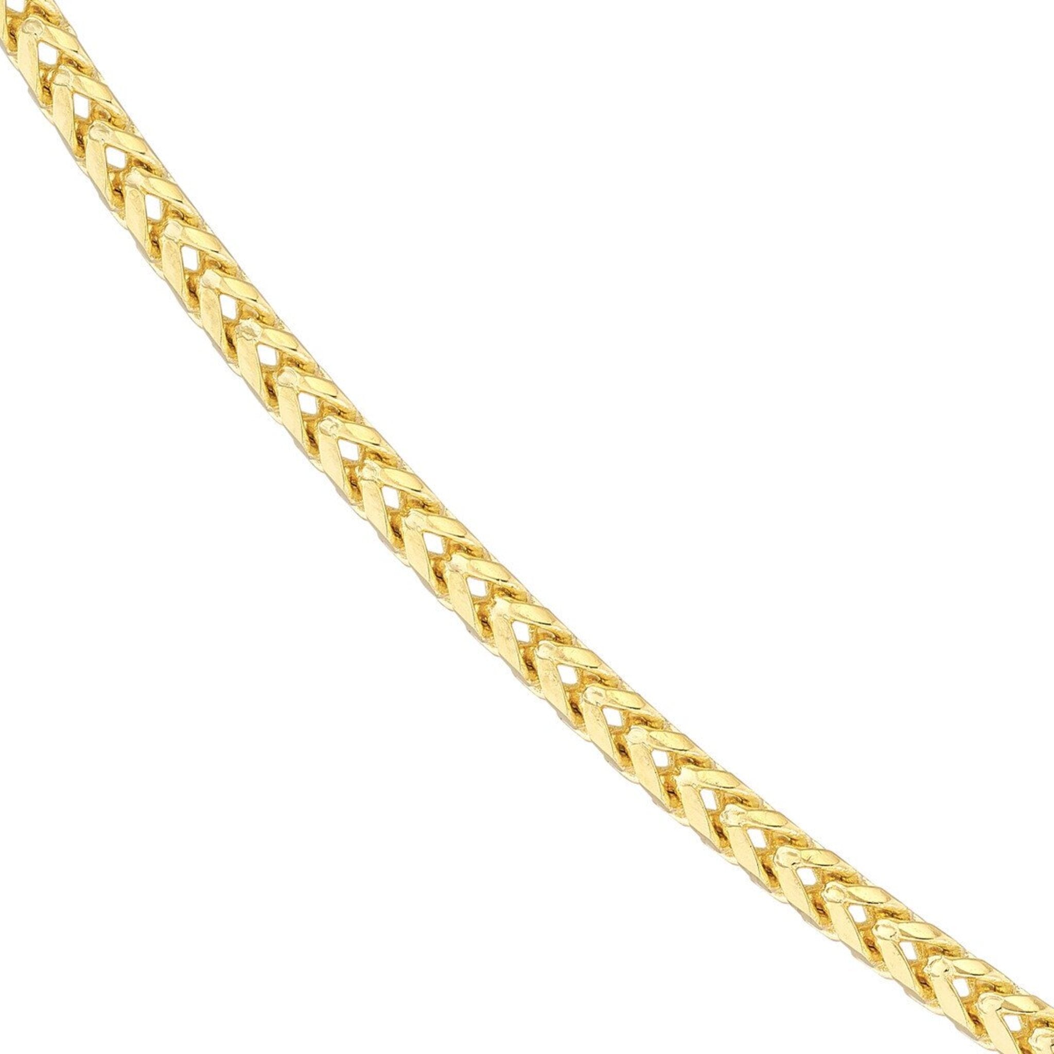 Olas d'Oro 24" Necklace - 14K Yellow Gold 2.5mm Franco Chain with Lobster Lock