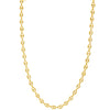 Olas d'Oro 24" Necklace - 14K Yellow Gold 6.7mm Hollow Puff Mariner Chain