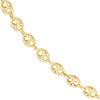 Olas d'Oro 24" Necklace - 14K Yellow Gold 6.7mm Hollow Puff Mariner Chain