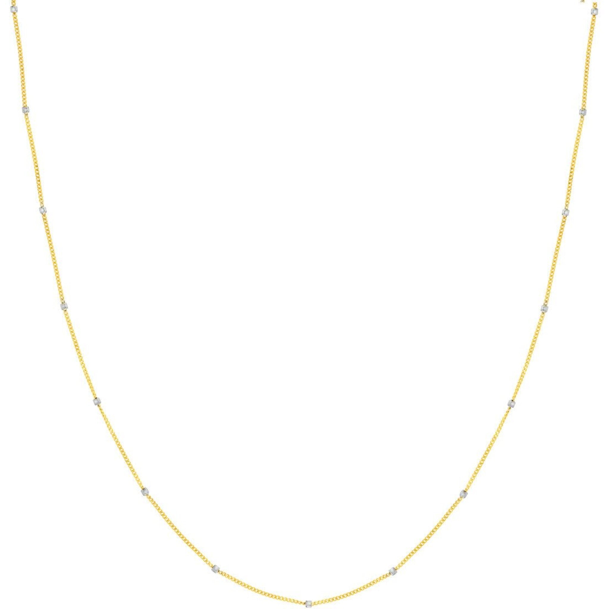 Two Tone Gold Mariner Chain Necklace - FD Gallery