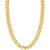 Olas d'Oro 28" Necklace - 18K Yellow Gold 14.80mm Miami Cuban Box Lock