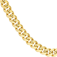 Olas d'Oro 30" Necklace - 10K Yellow Gold 14.80mm Miami Cuban Box Lock