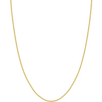Olas d'Oro 30" Necklace - 14K Yellow Gold 2mm Light Rope Chain with Lobster Lock
