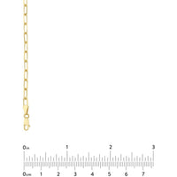 Olas d'Oro 30" Necklace - 14K Yellow Gold 4mm Paper Clip Chain with Lobster Lock