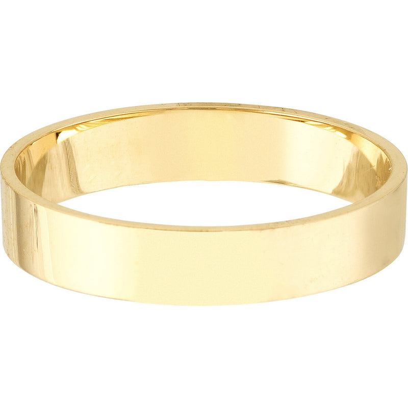 Olas d'Oro 6" Ring - 14K Yellow Gold 3.70mm High Polished Band