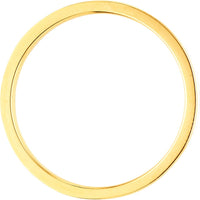 Olas d'Oro 6" Ring - 14K Yellow Gold Black Enamel Band Ring