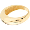 Olas d'Oro 6" Ring - 14K Yellow Gold Domed Puff Ring