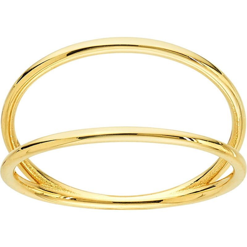 Olas d'Oro 6" Ring - 14K Yellow Gold Double Row Wire Ring