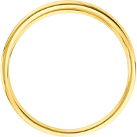 Olas d'Oro 6" Ring - 14K Yellow Gold Double Row Wire Ring