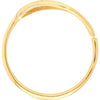 Olas d'Oro 6" Ring - 14K Yellow Gold Organic Shape Round Ring