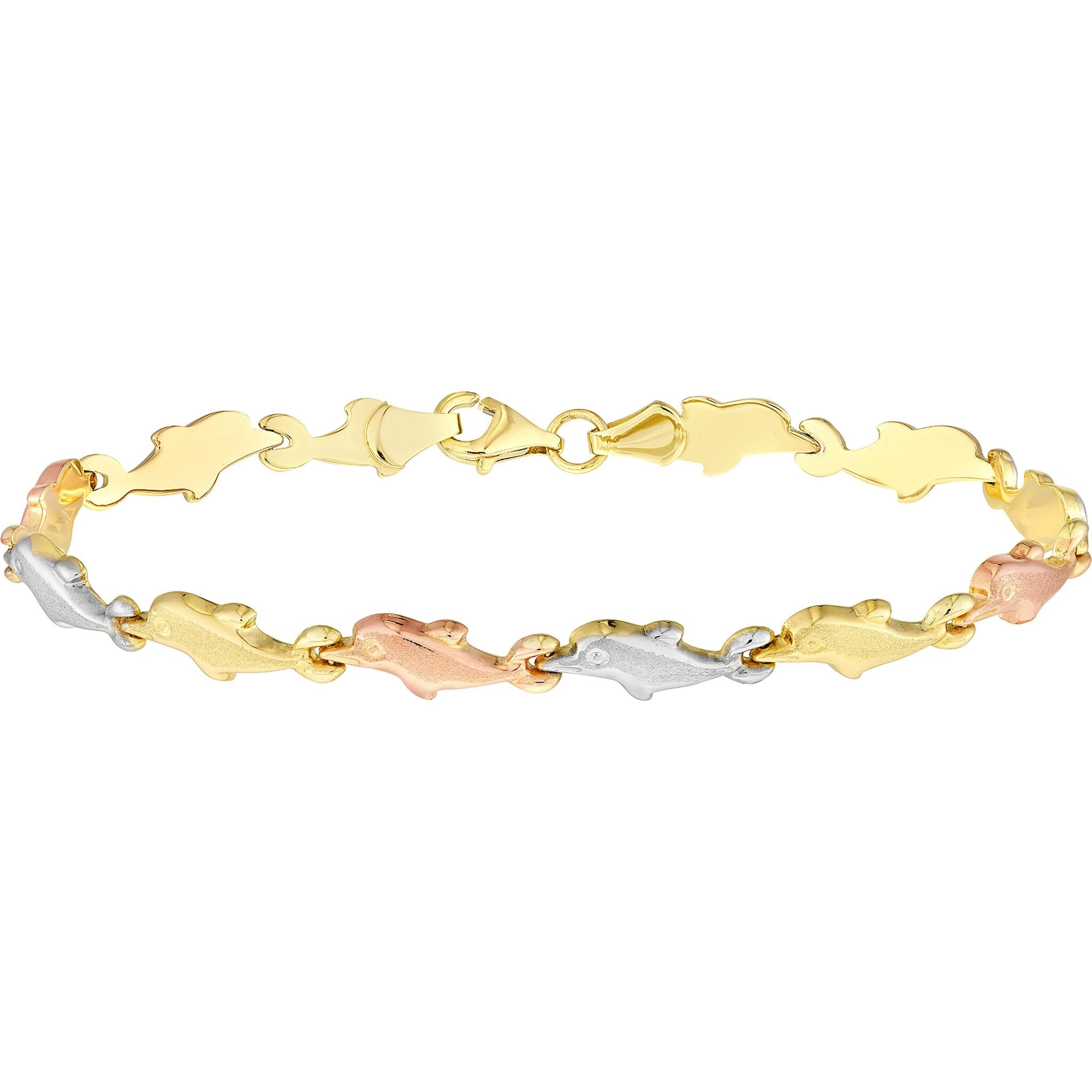 14K deals Dolphin Bracelet