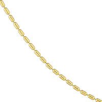 Olas d'Oro 7.50" Bracelet - 14K Yellow Gold 1.50mm Long Bead Chain
