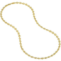 Olas d'Oro 7.50" Bracelet - 14K Yellow Gold 4.5mm Puff Mariner Chain with Lobster Lock