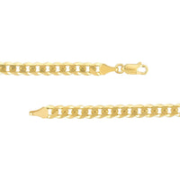 Olas d'Oro 8.50" Bracelet - 14K Yellow Gold 5.7mm Miami Cuban Chain