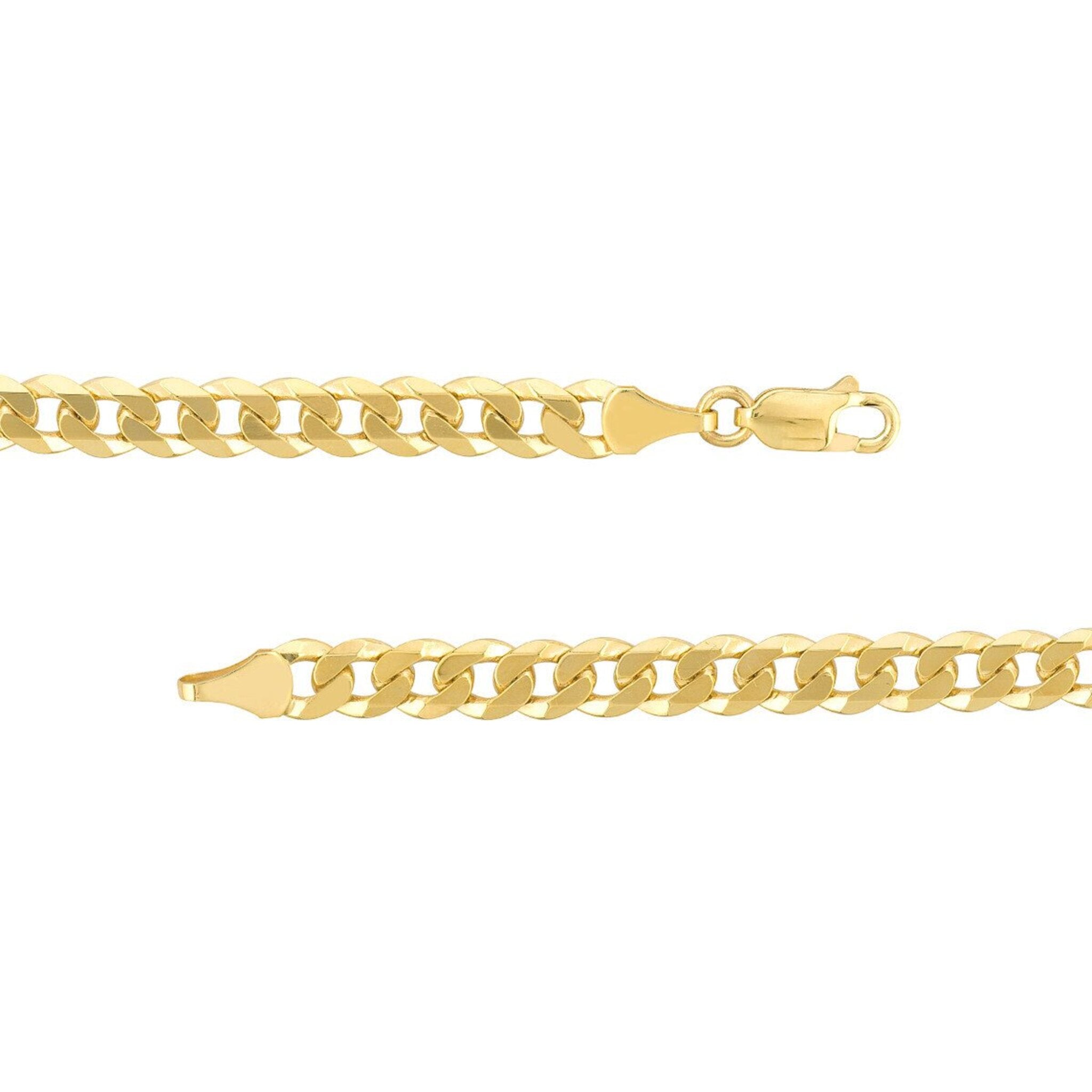 Olas d'Oro 8.50" Bracelet - 14K Yellow Gold 5.7mm Miami Cuban Chain