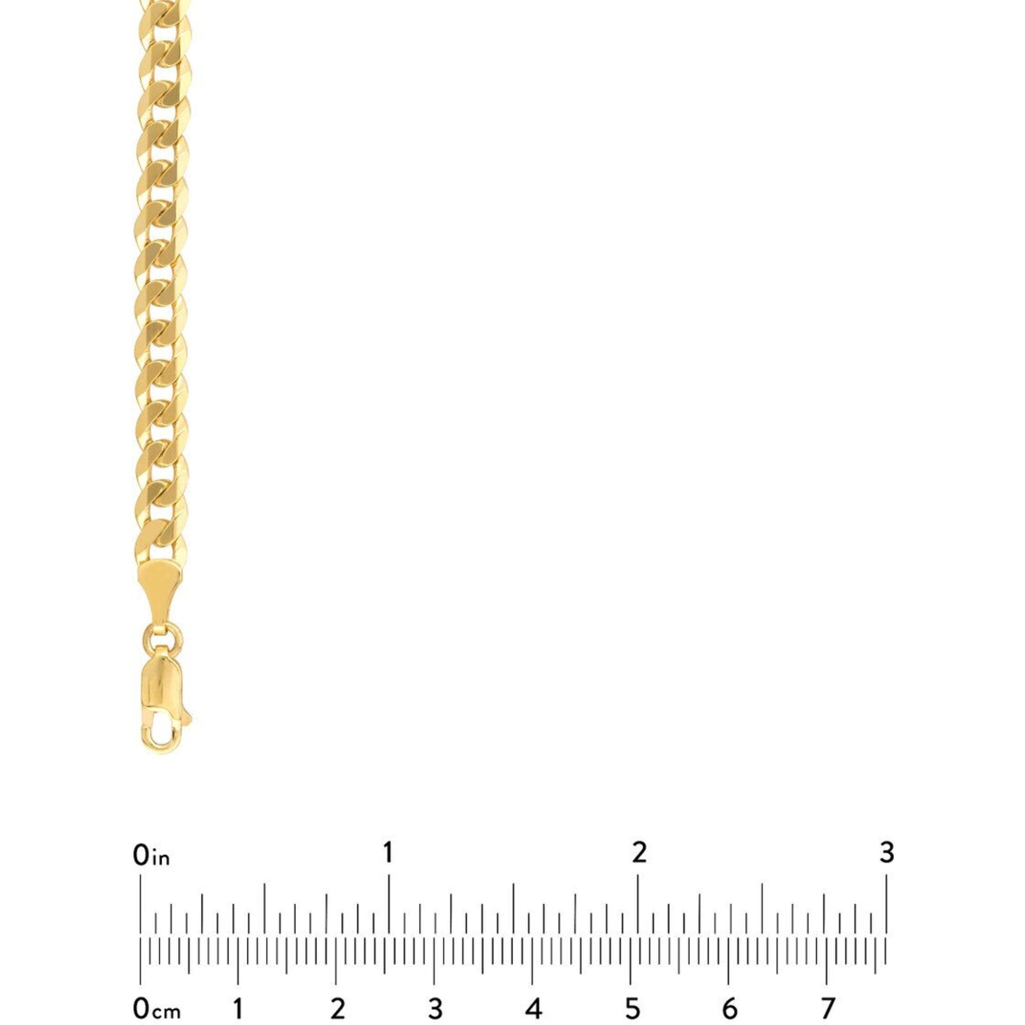 Olas d'Oro 8.50" Bracelet - 14K Yellow Gold 5.7mm Miami Cuban Chain