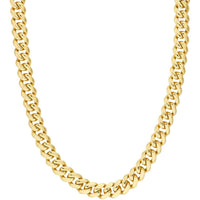 Olas d'Oro 9.25" Bracelet - 18K Yellow Gold 12.80mm Miami Cuban Box Lock