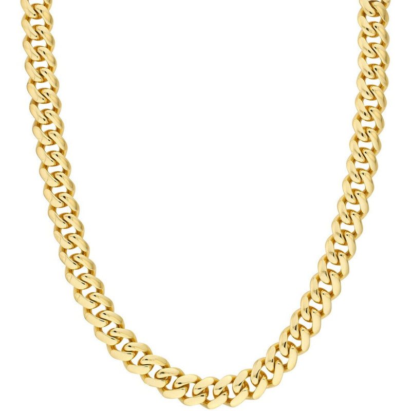 Olas d'Oro 9.25" Bracelet - 18K Yellow Gold 12.80mm Miami Cuban Box Lock