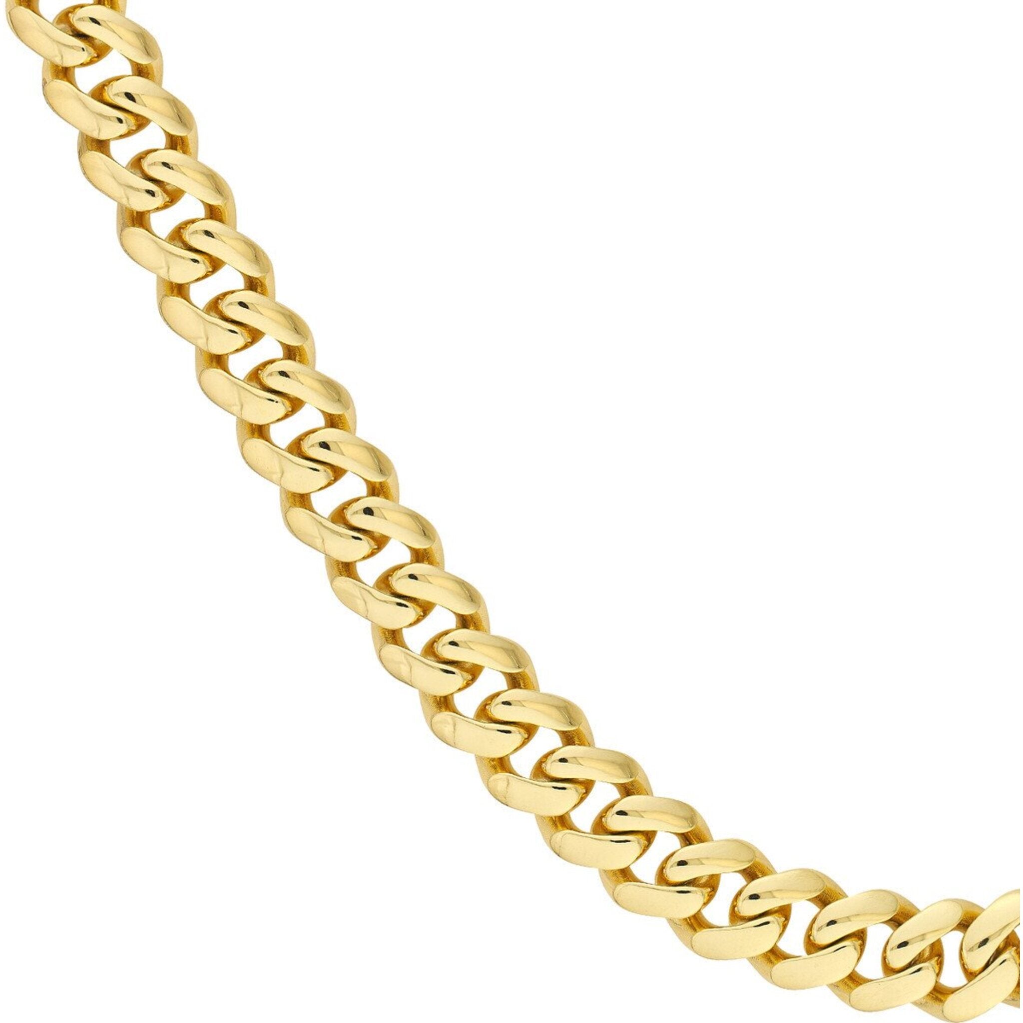 Olas d'Oro 9.25" Bracelet - 18K Yellow Gold 12.80mm Miami Cuban Box Lock