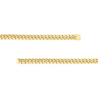 Olas d'Oro 9.25" Bracelet - 18K Yellow Gold 12.80mm Miami Cuban Box Lock