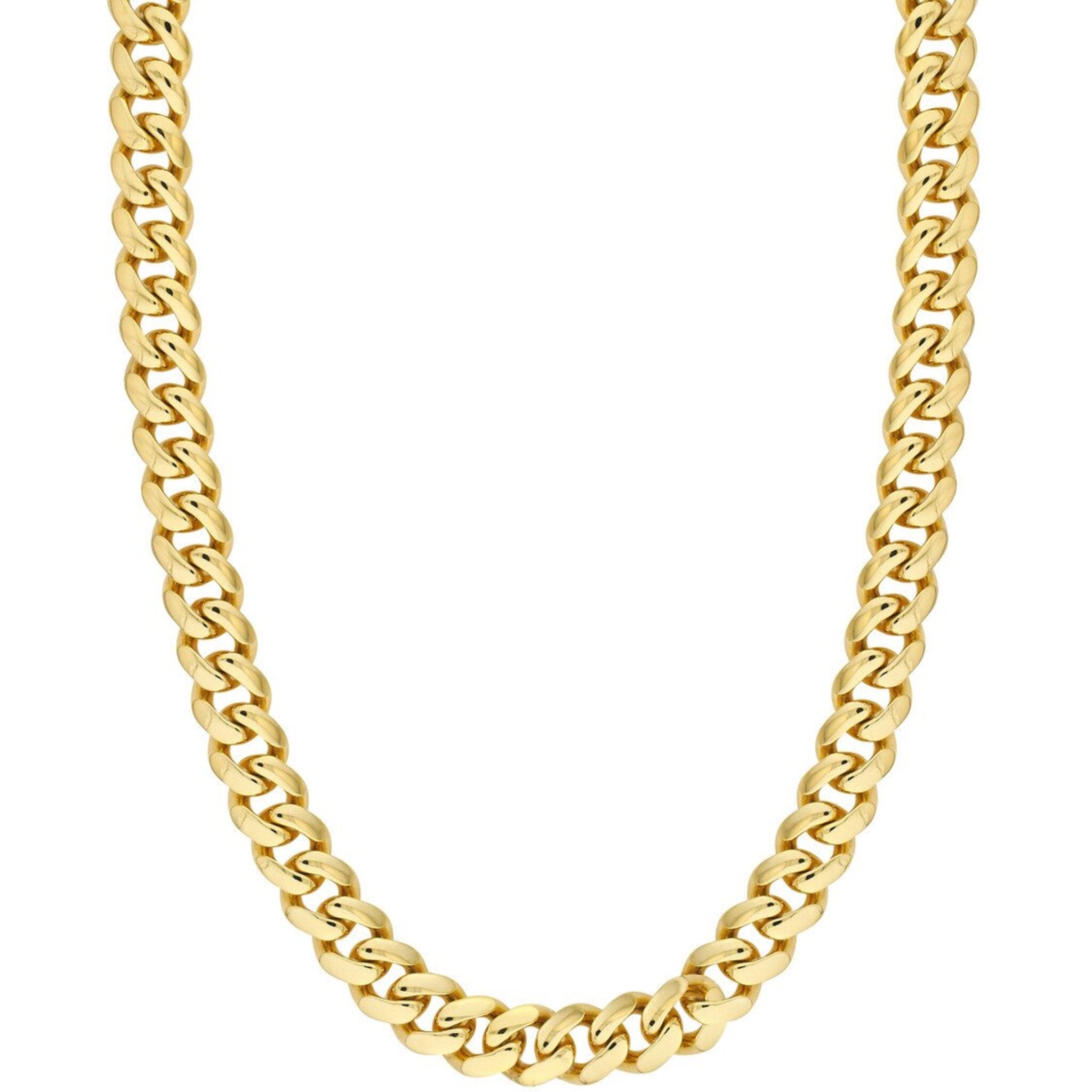 Olas d'Oro 9.25" Bracelet - 18K Yellow Gold 13.80mm Miami Cuban Box Lock