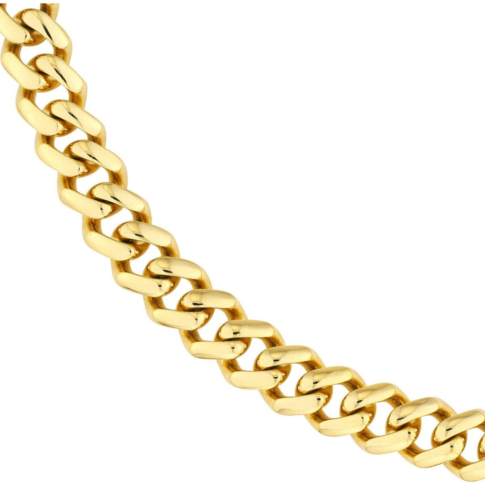 Olas d'Oro 9.25" Bracelet - 18K Yellow Gold 15.80mm Miami Cuban Box Lock