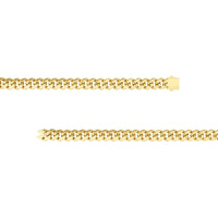 Olas d'Oro 9.75" Bracelet - 10K Yellow Gold 10.80mm Miami Cuban Box Lock