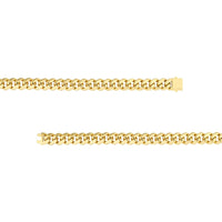 Olas d'Oro 9.75" Bracelet - 18K Yellow Gold 12.80mm Miami Cuban Box Lock