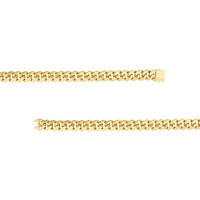Olas d'Oro 9.75" Bracelet - 18K Yellow Gold 13.80mm Miami Cuban Box Lock