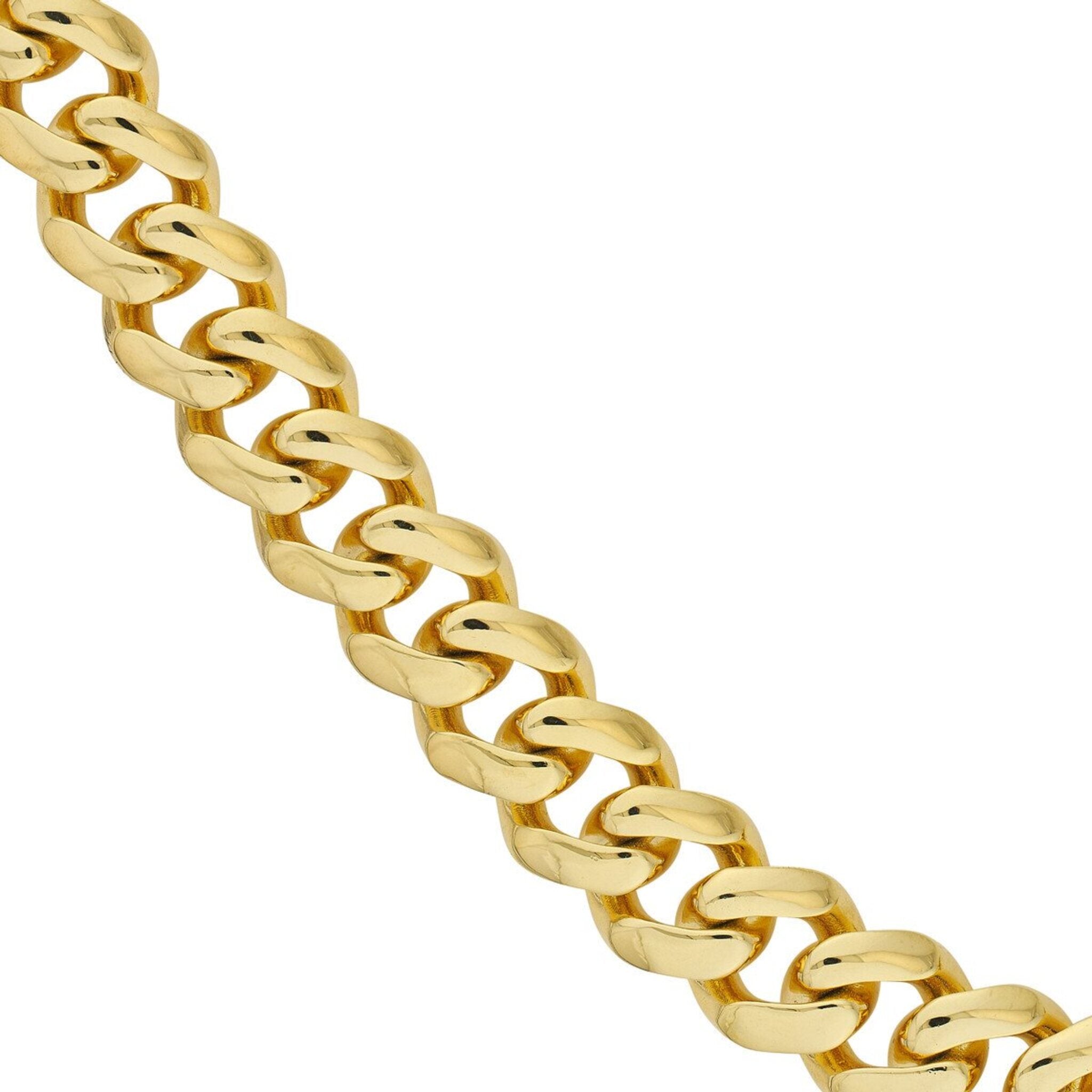 Olas d'Oro 9.75" Bracelet - 18K Yellow Gold 17.80mm Miami Cuban Box Lock