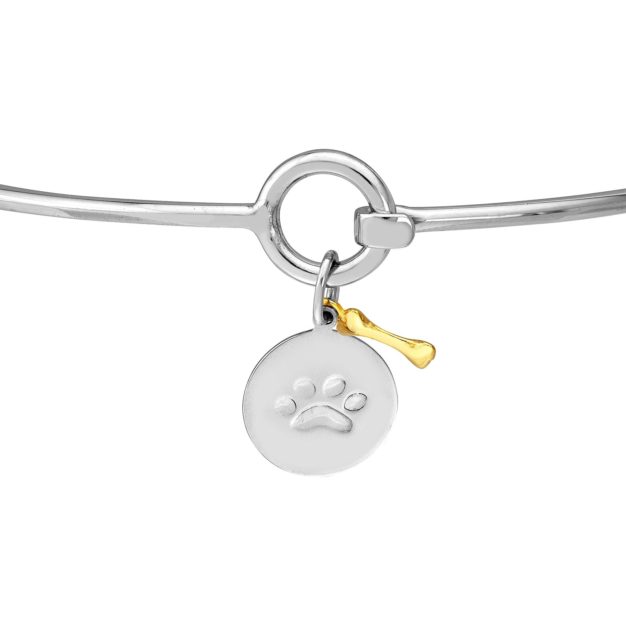 Paw and shop bone bracelet