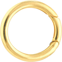 Olas d'Oro Bracelet - 14K Yellow Gold 19.25mm Round Push Lock