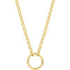 Olas d'Oro Bracelet - 14K Yellow Gold 19.25mm Round Push Lock